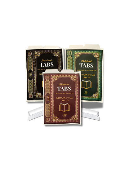 Clear Insertable Notebook Tabs
