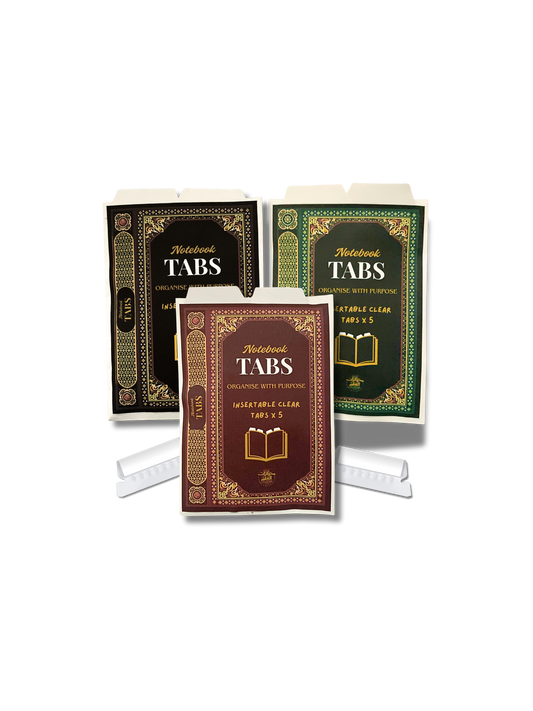 Clear Insertable Notebook Tabs