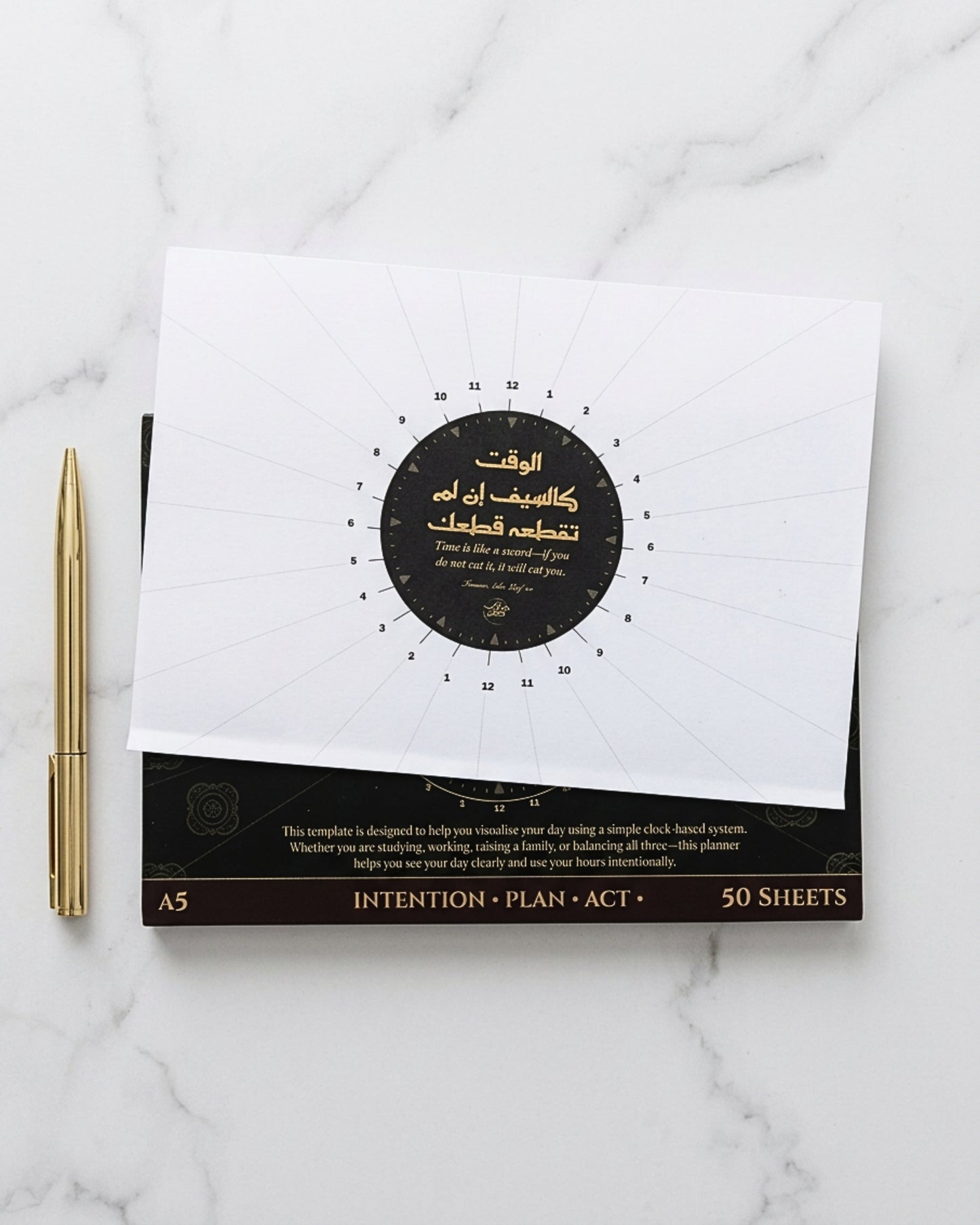 The Clock Planner Pad