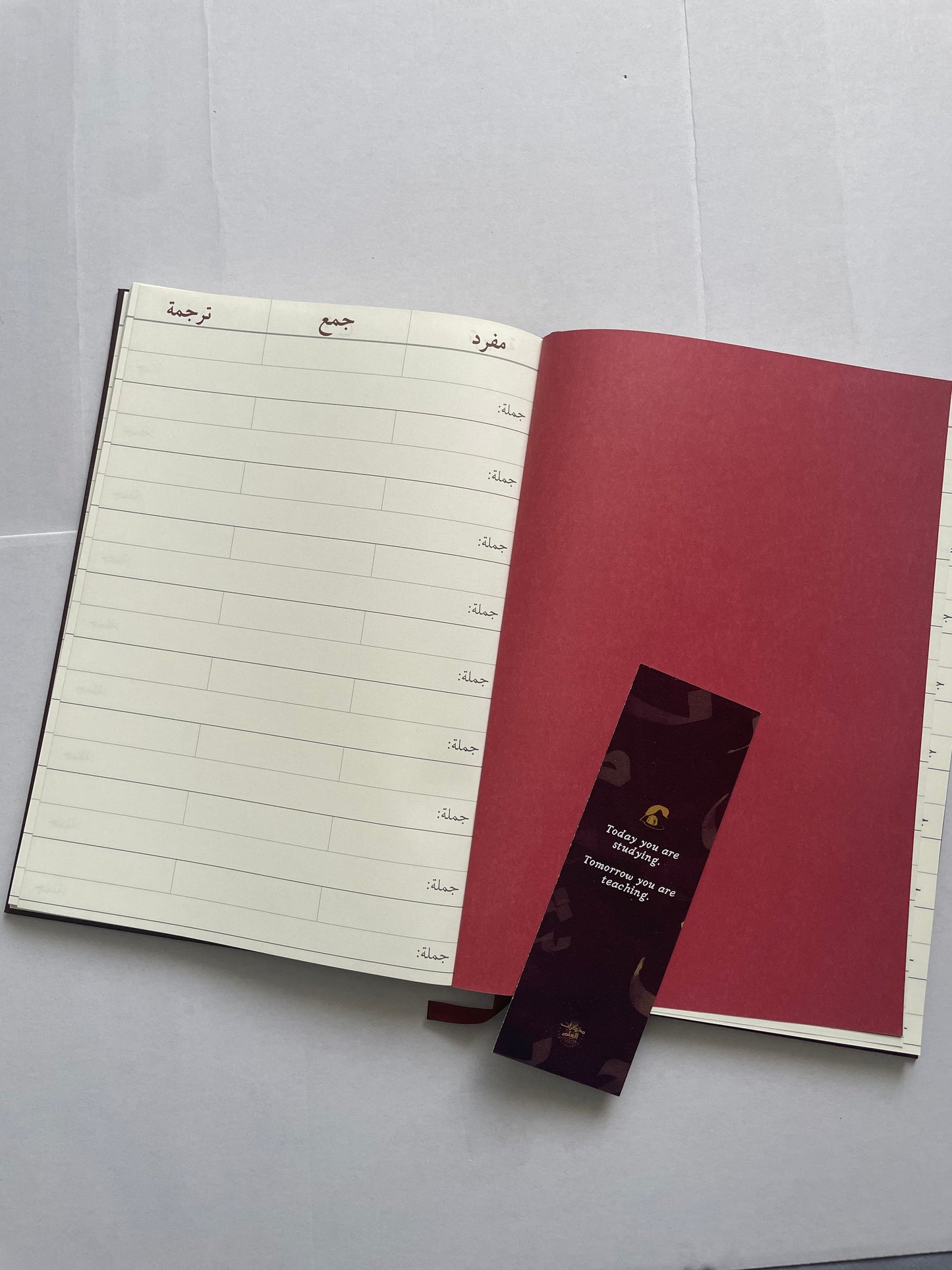Nouns and verbs vocabulary notebook
