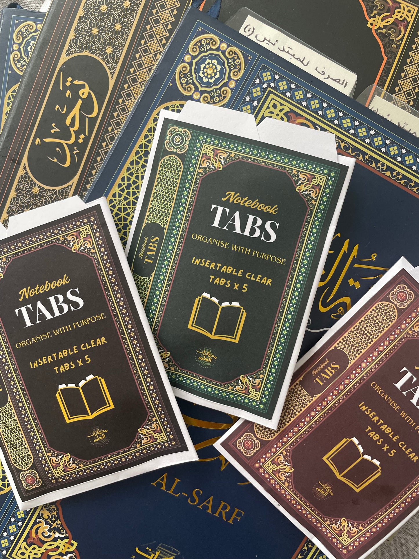 Clear Insertable Notebook Tabs